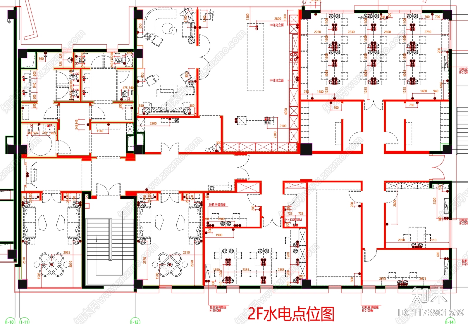 现代工装图库施工图下载【ID:1173901639】