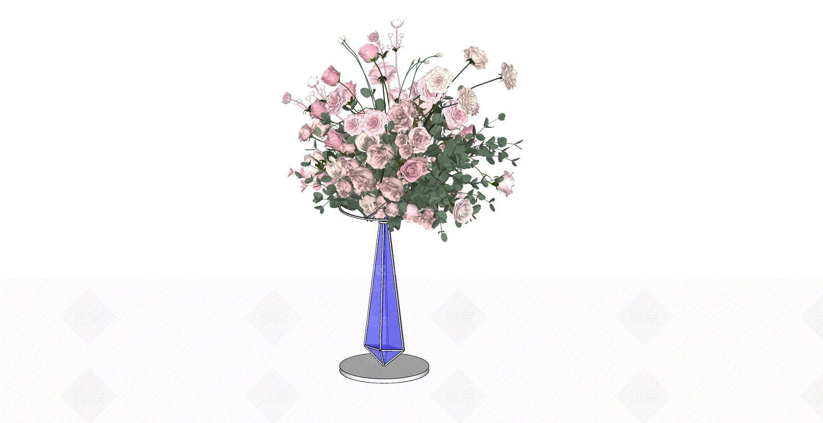 现代宴会厅SU模型下载【ID:1173902019】