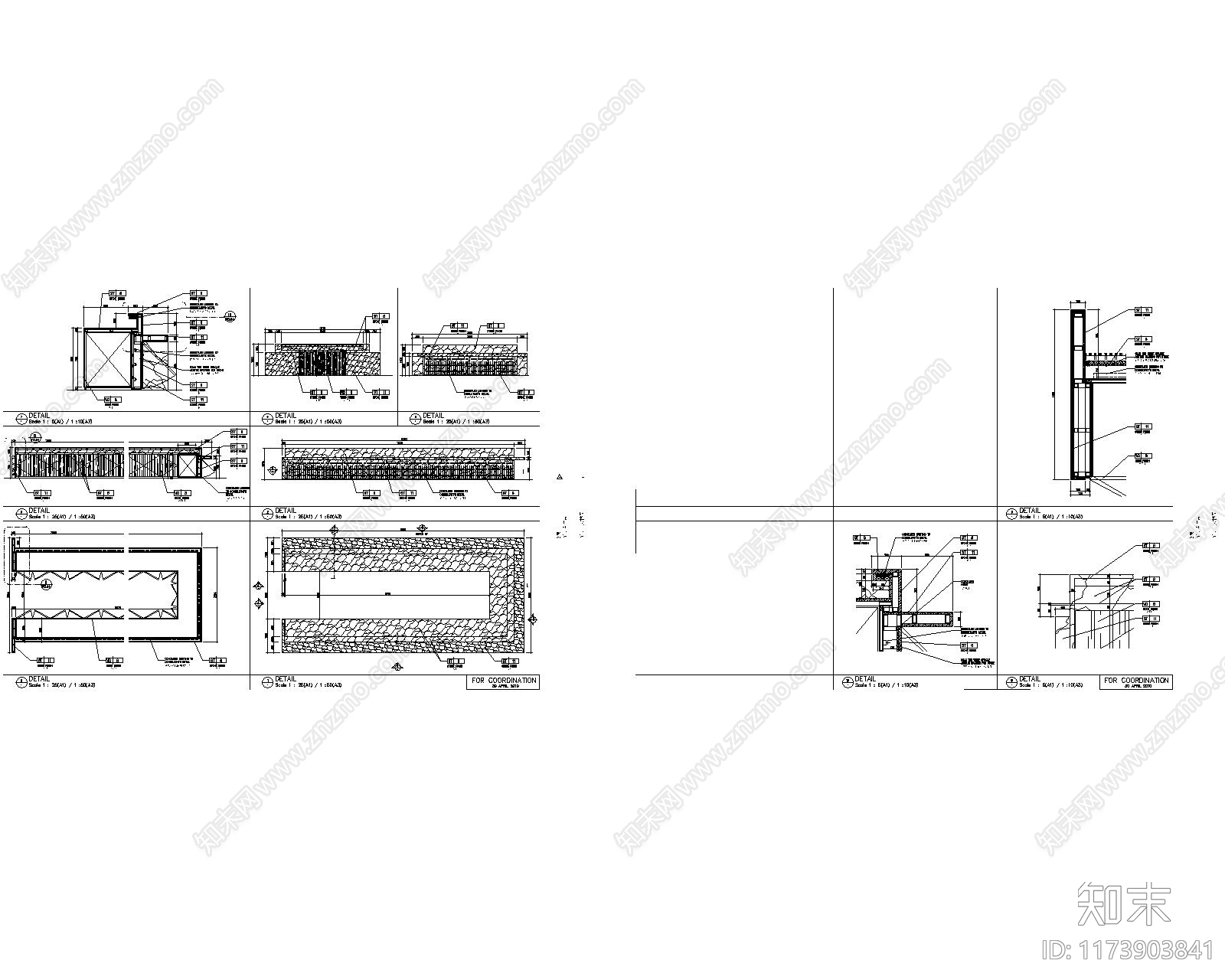 现代其他餐饮空间cad施工图下载【ID:1173903841】