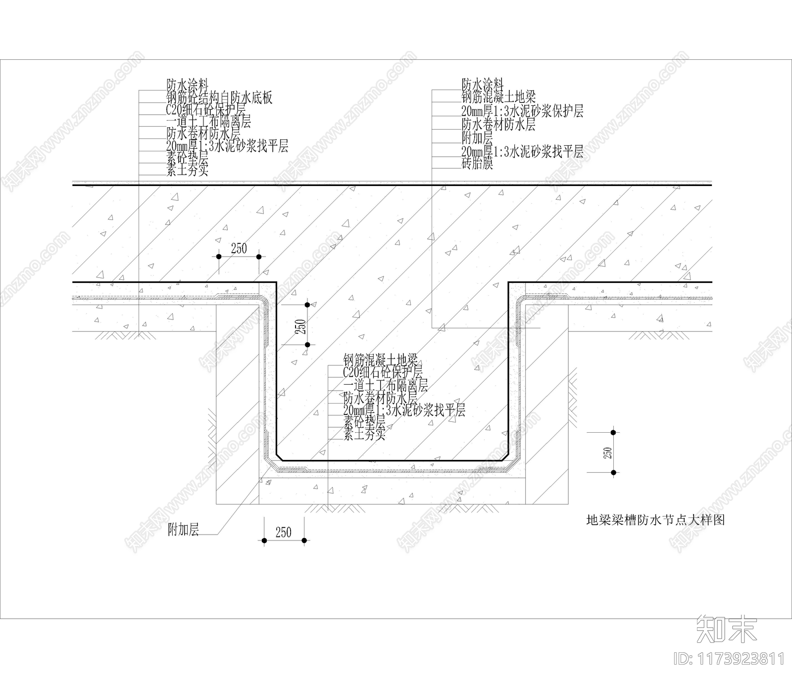 现代地面节点施工图下载【ID:1173923811】