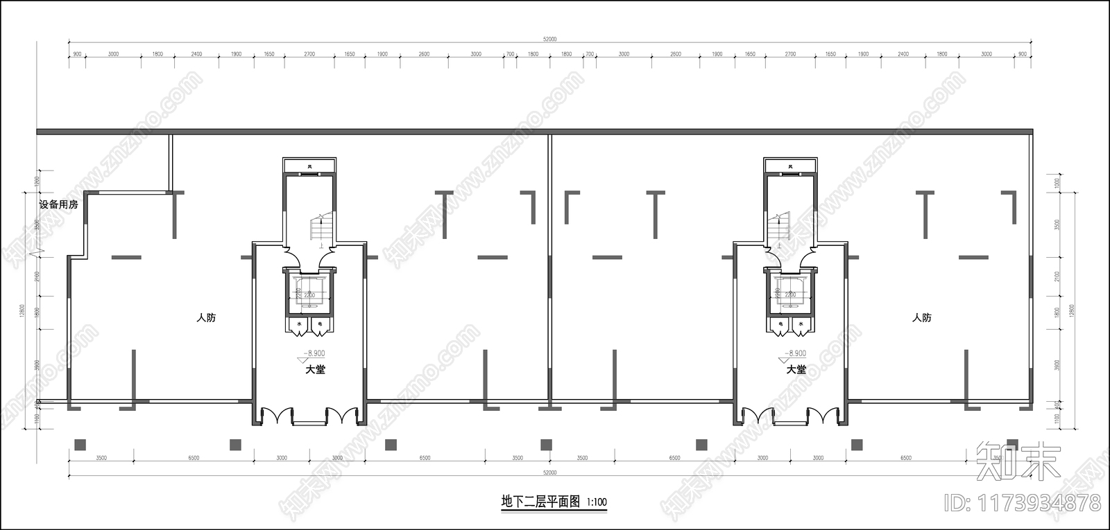 建筑平面图施工图下载【ID:1173934878】