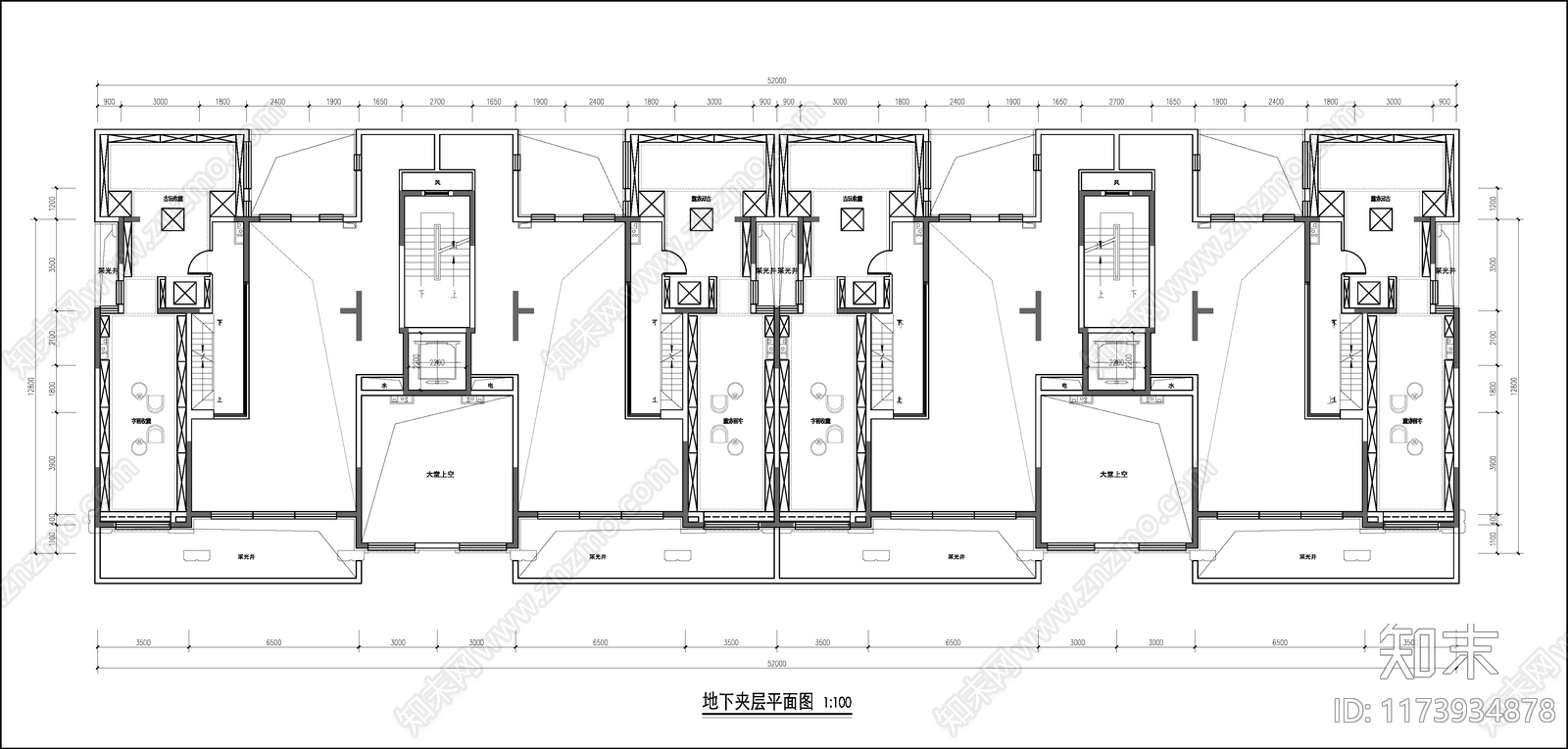 建筑平面图施工图下载【ID:1173934878】