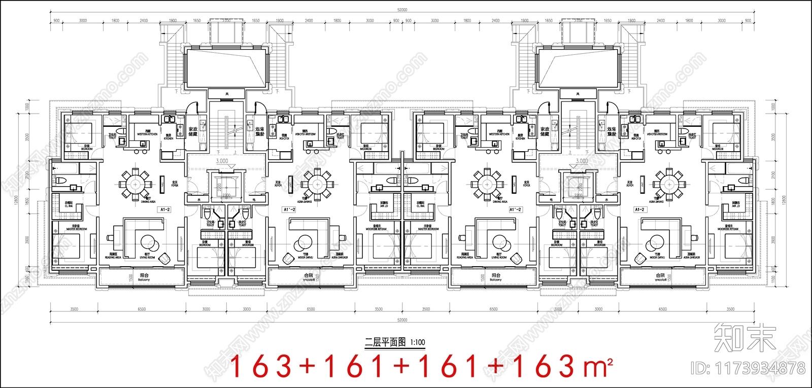 建筑平面图施工图下载【ID:1173934878】