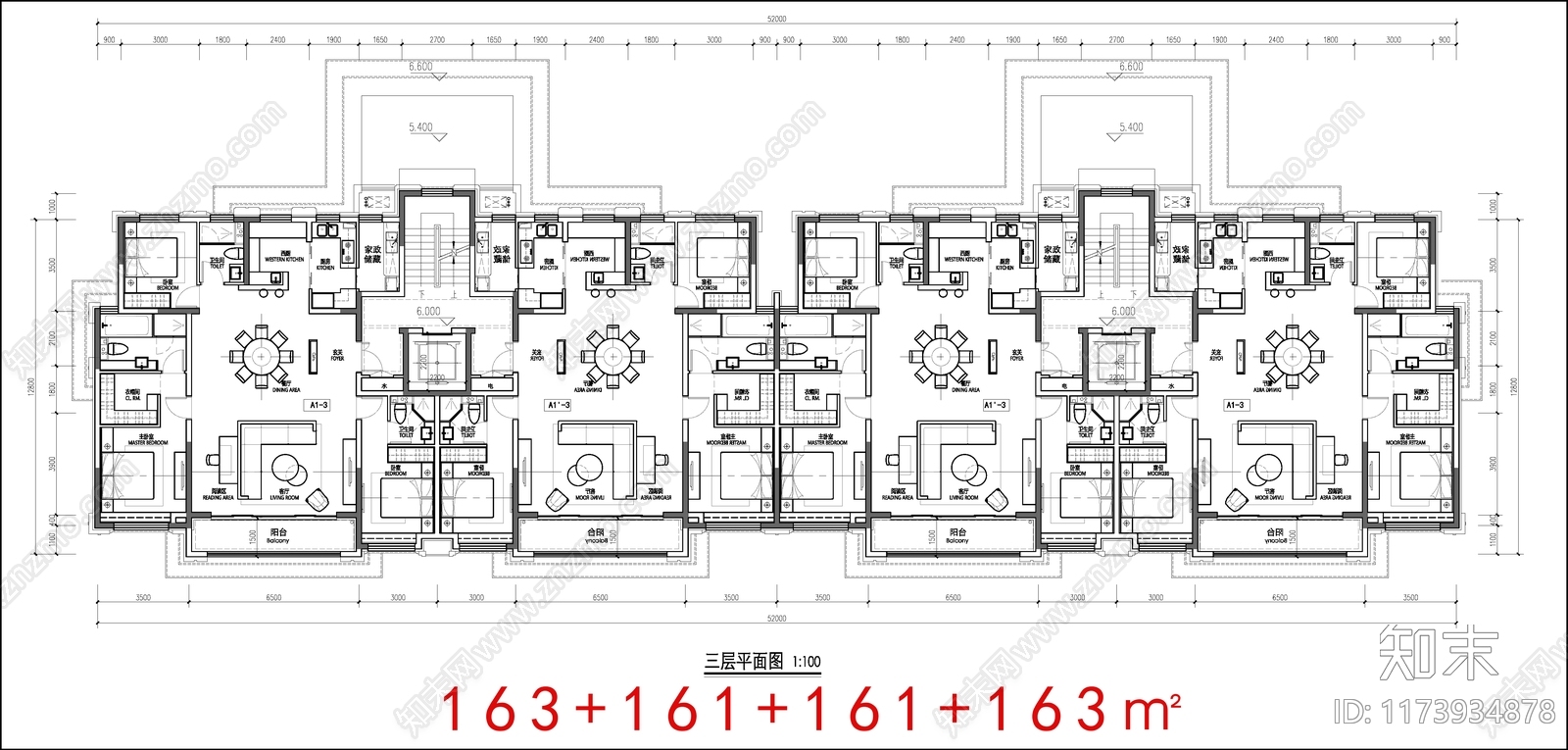 建筑平面图施工图下载【ID:1173934878】