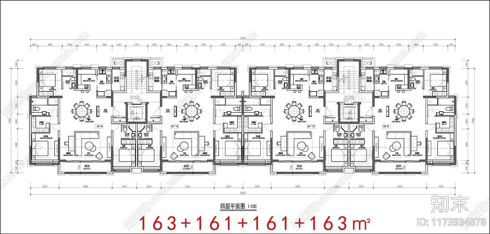 建筑平面图施工图下载【ID:1173934878】