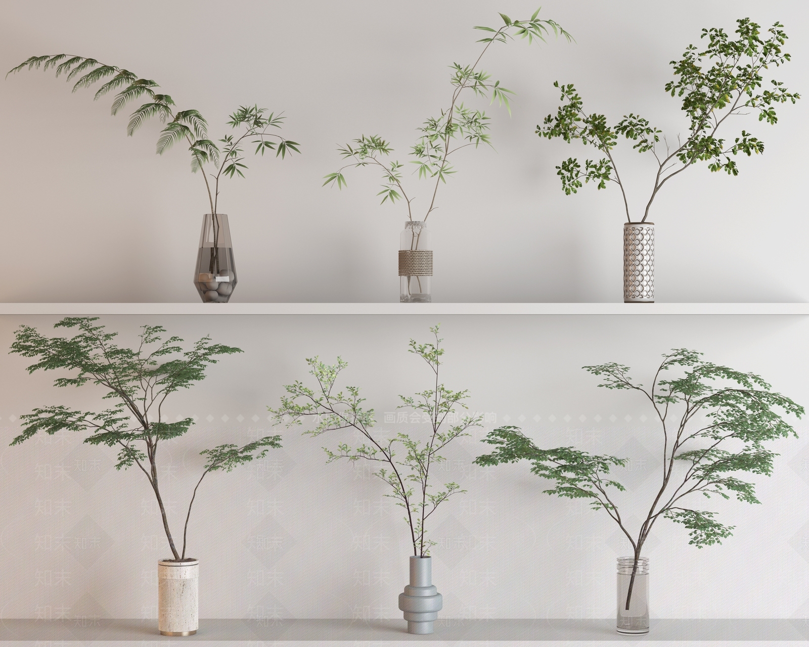 水生植物3D模型下载【ID:1173942605】