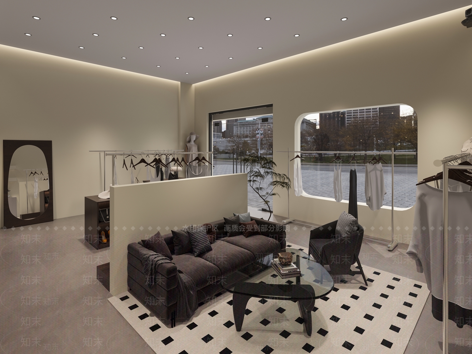 服装店3D模型下载【ID:1173944741】
