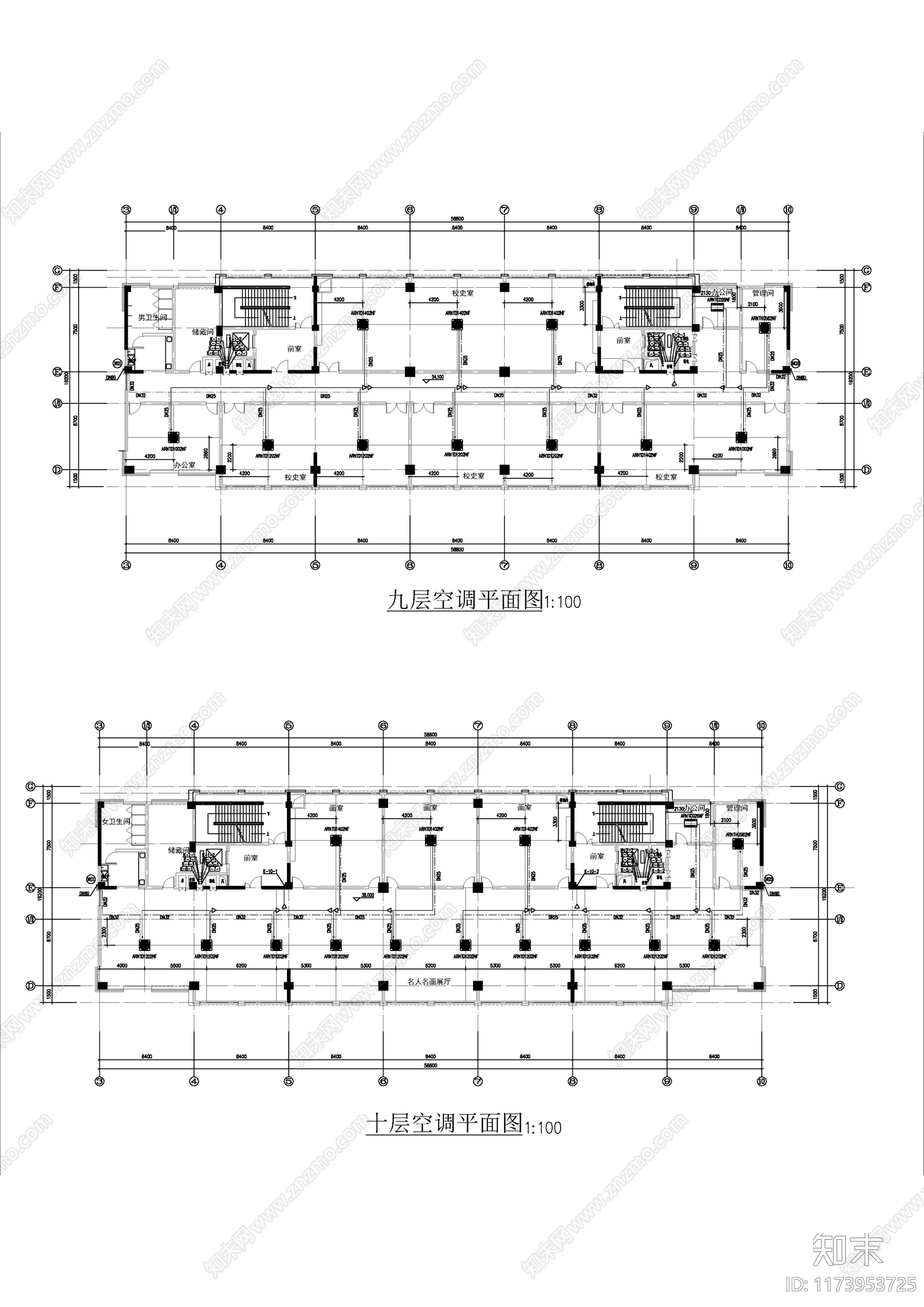 暖通图施工图下载【ID:1173953725】