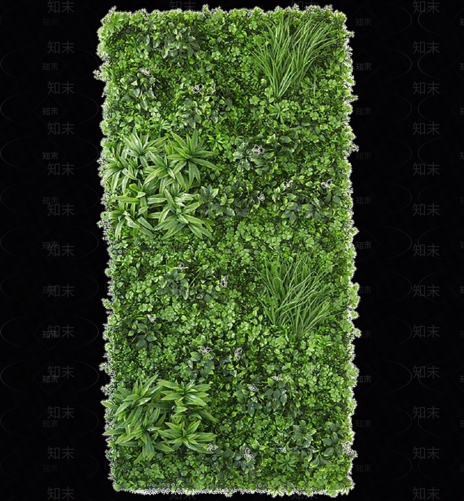 现代绿植墙贴图下载【ID:1173955955】