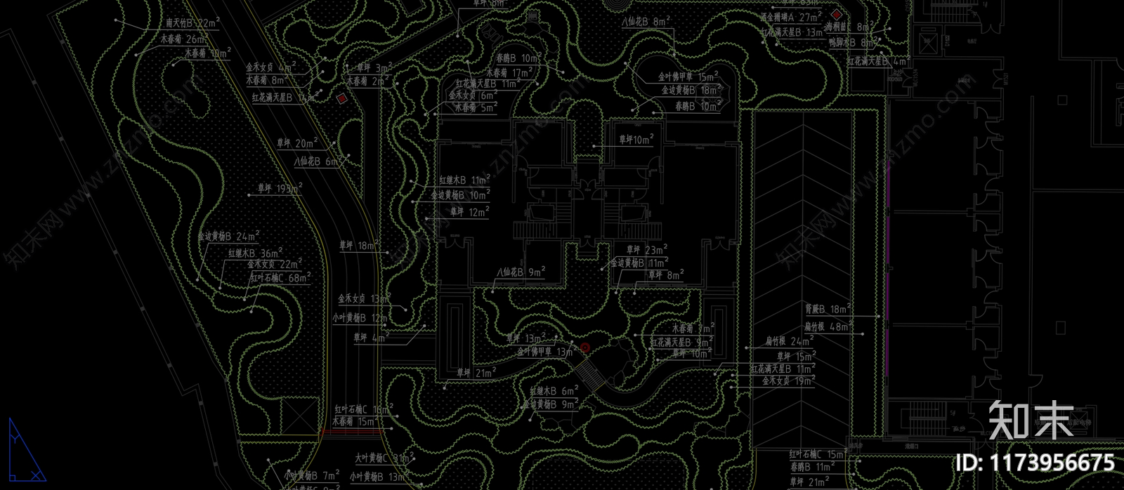 现代新中式商业景观cad施工图下载【ID:1173956675】