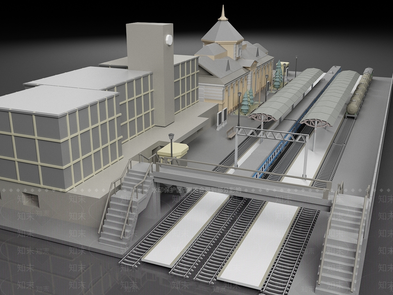 现代其他公共建筑3D模型下载【ID:1173959349】