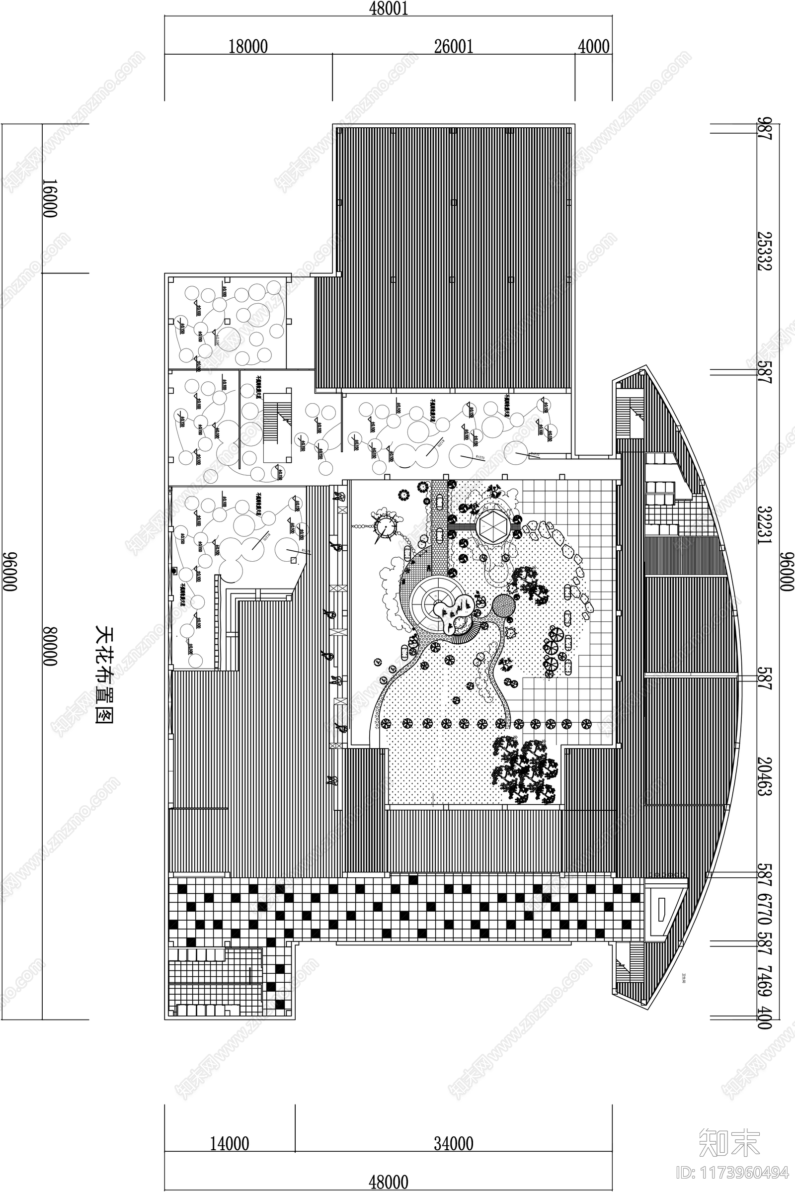 现代图书馆施工图下载【ID:1173960494】