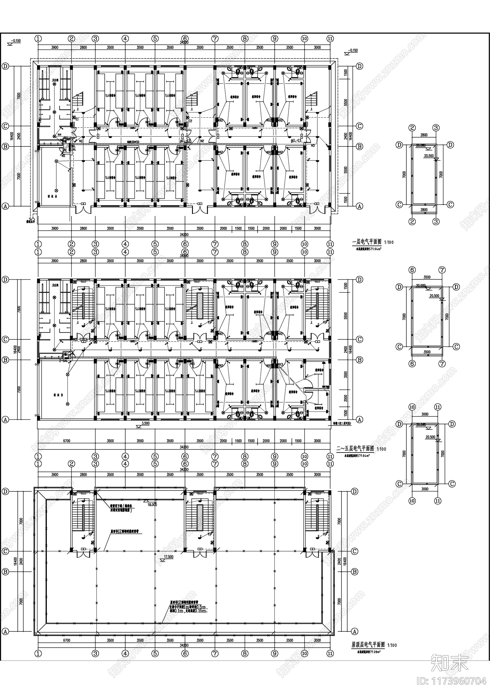 电气图cad施工图下载【ID:1173960704】