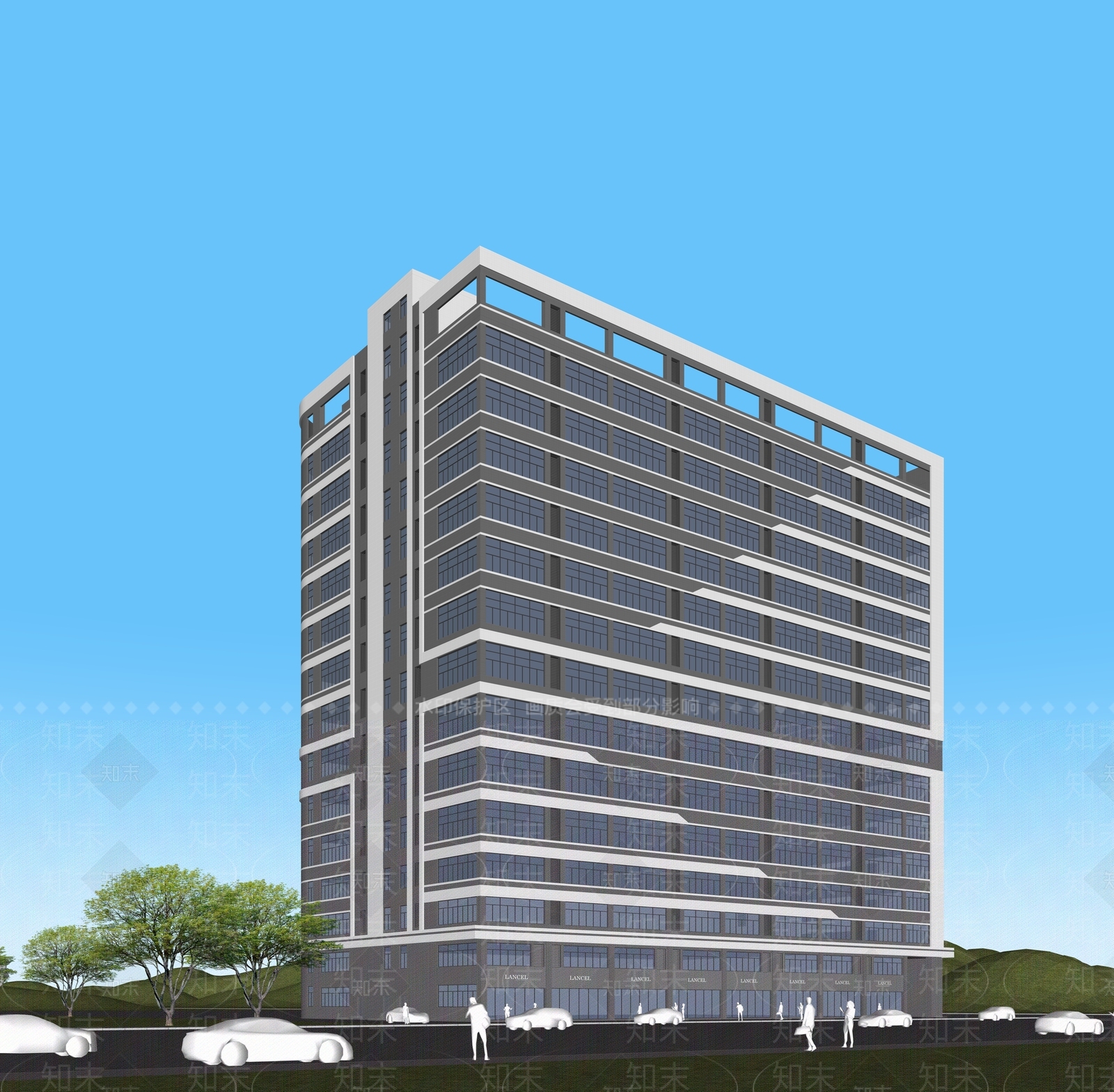现代厂房SU模型下载【ID:1173961436】