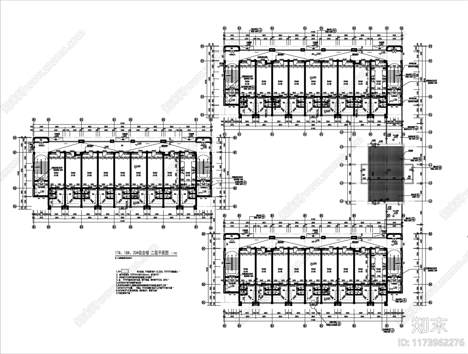 现代其他居住建筑施工图下载【ID:1173962276】