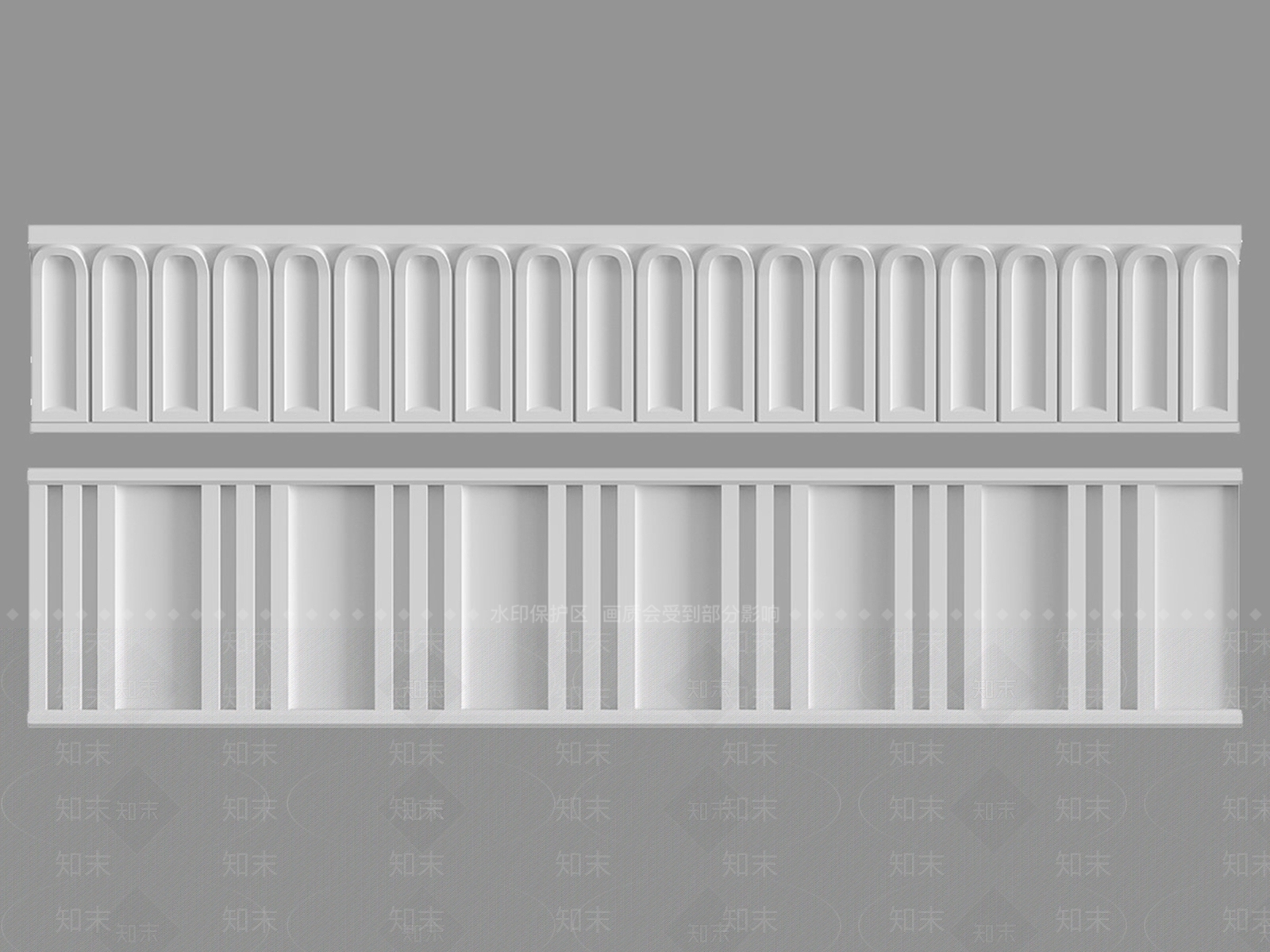 法式复古线条3D模型下载【ID:1173965902】
