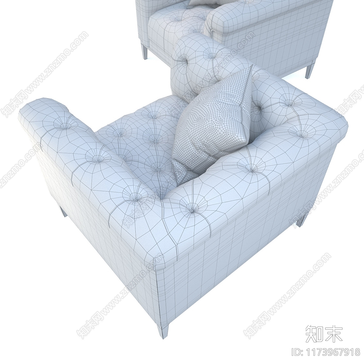 休闲椅3D模型下载【ID:1173967918】