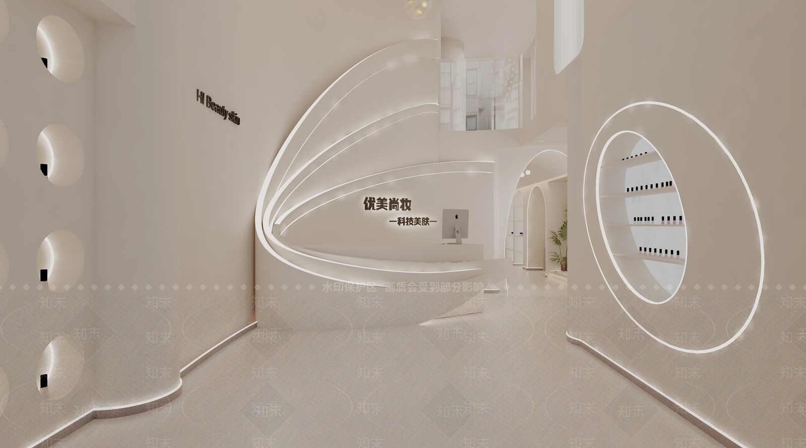 现代接待室3D模型下载【ID:1214788078】
