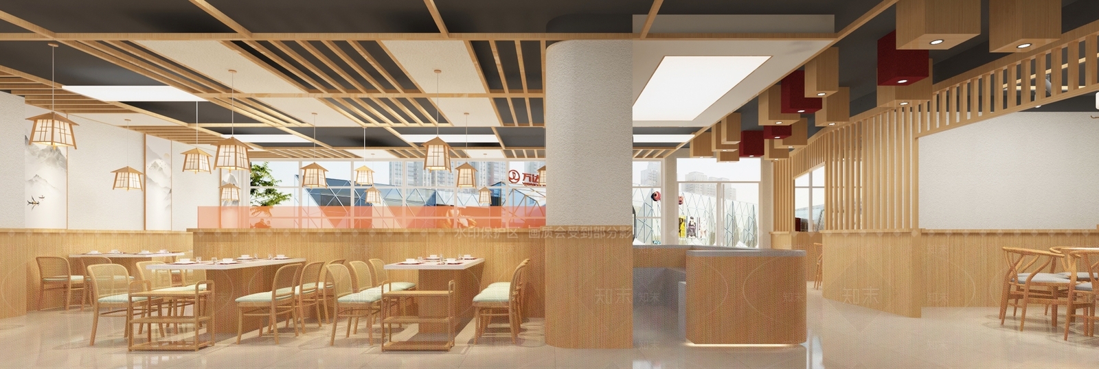 现代火锅店3D模型下载【ID:1173985583】