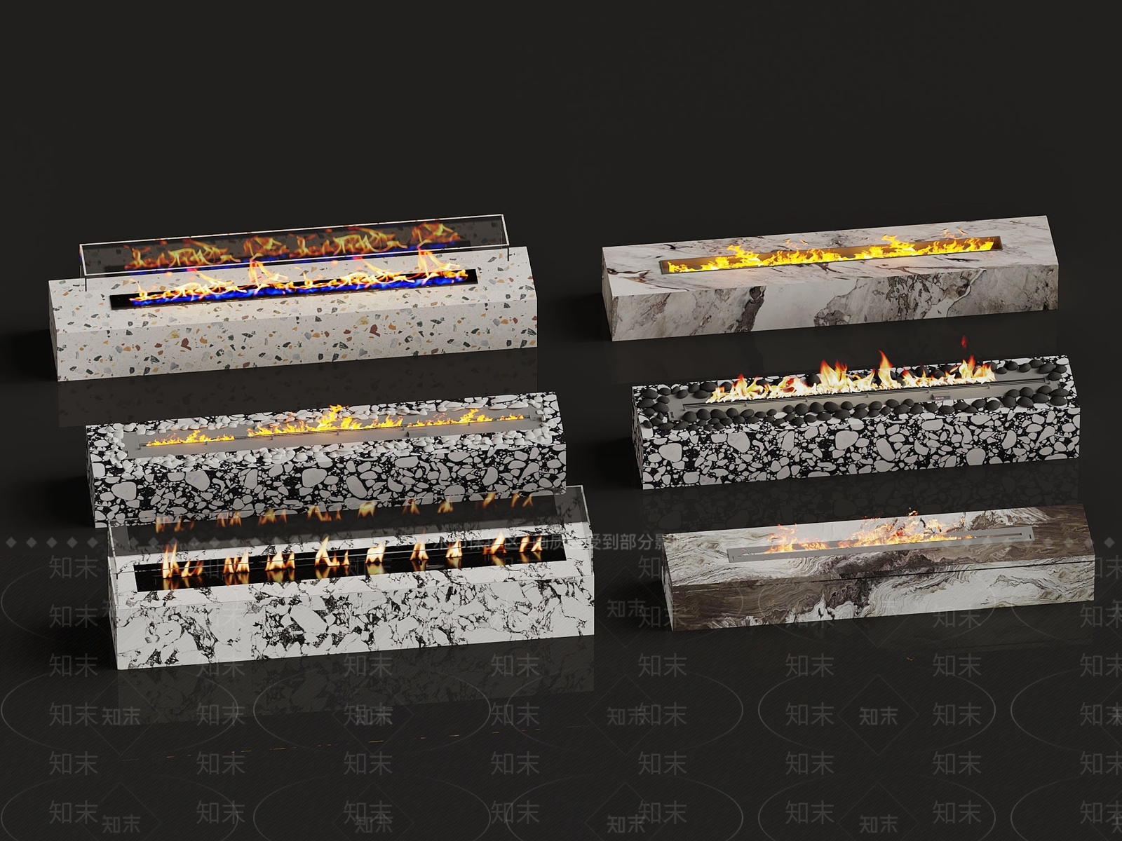 现代壁炉3D模型下载【ID:1173991920】