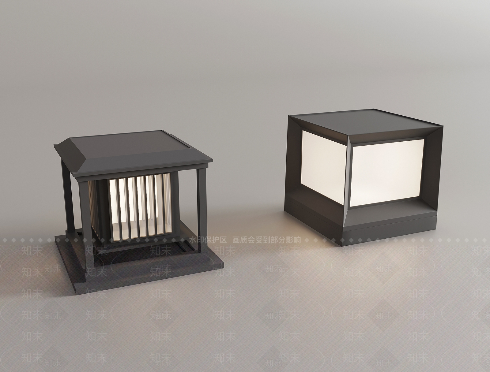 现代其他灯具SU模型下载【ID:1173997038】