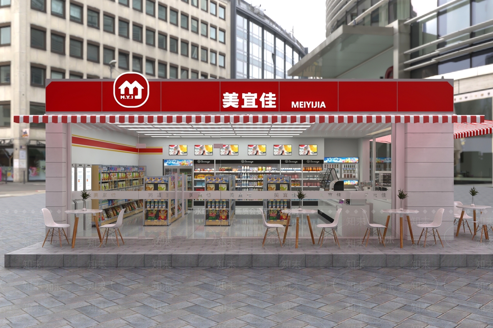 现代便利店SU模型下载【ID:1174005527】