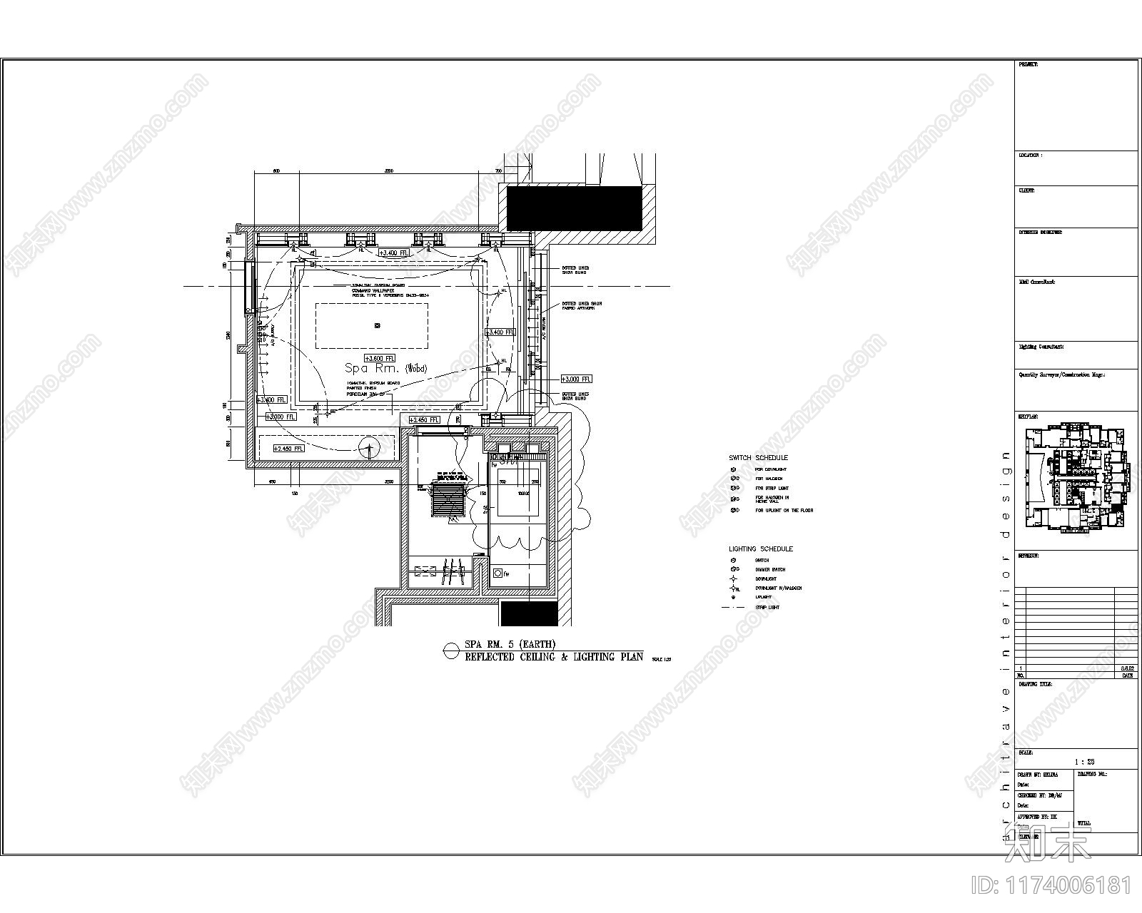 现代其他工装空间cad施工图下载【ID:1174006181】
