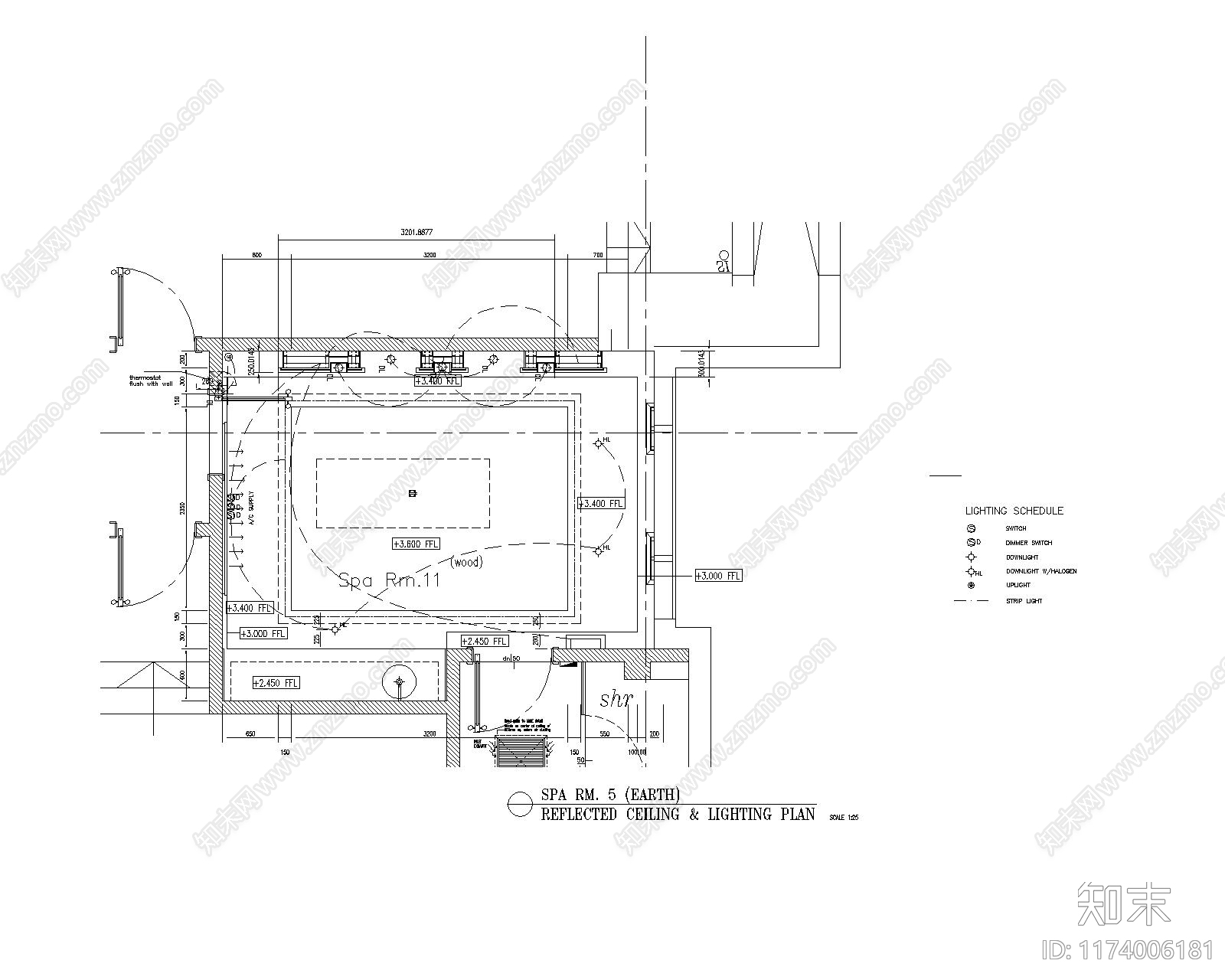 现代其他工装空间cad施工图下载【ID:1174006181】