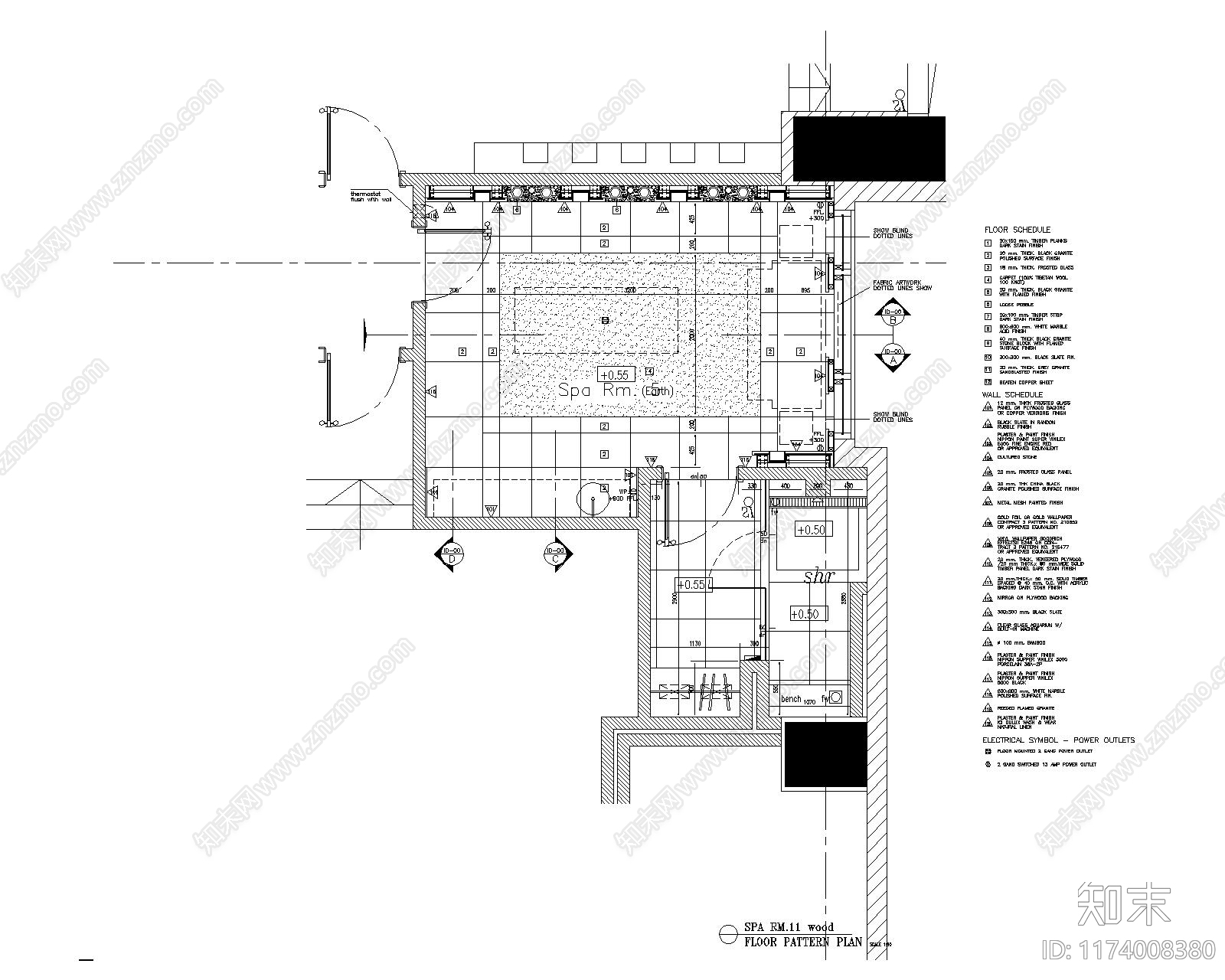现代其他工装空间cad施工图下载【ID:1174008380】