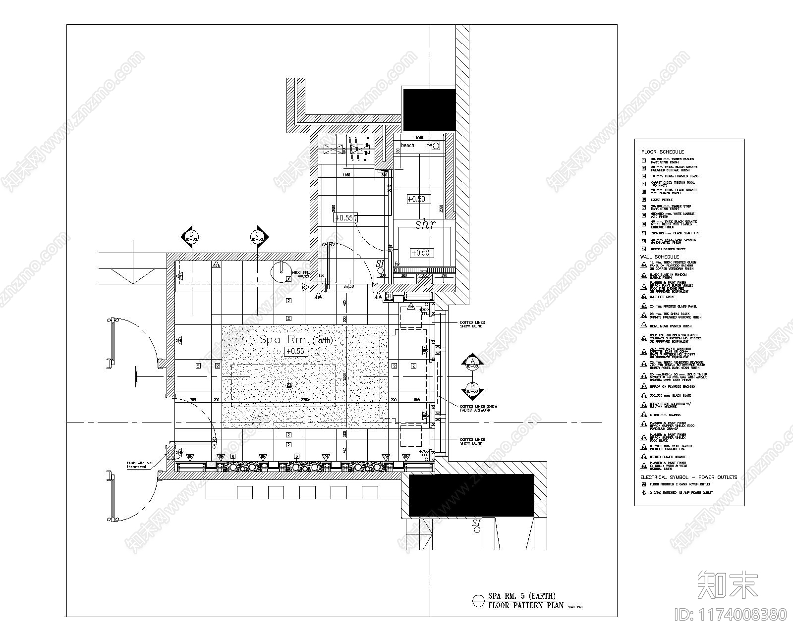 现代其他工装空间cad施工图下载【ID:1174008380】