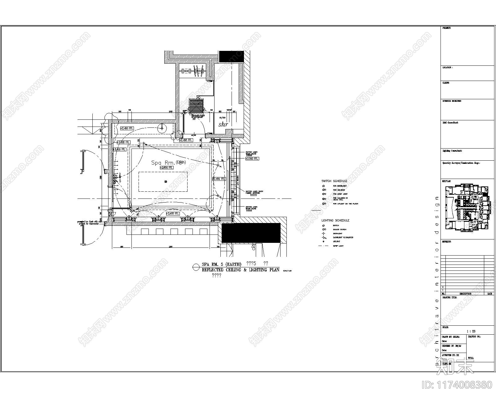 现代其他工装空间cad施工图下载【ID:1174008380】