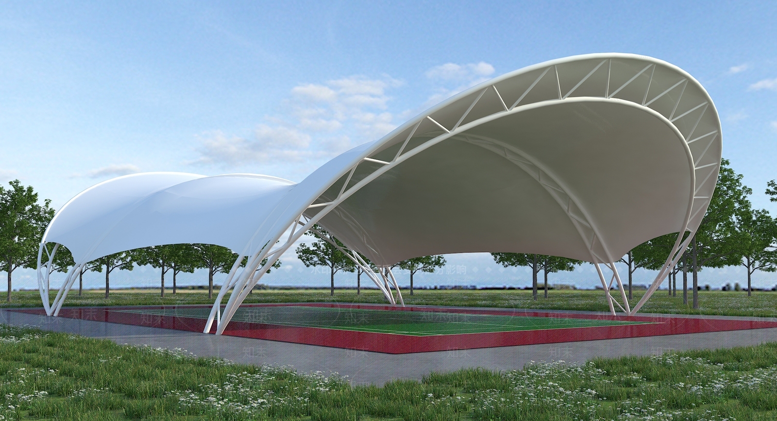 现代工业公园3D模型下载【ID:1174024488】