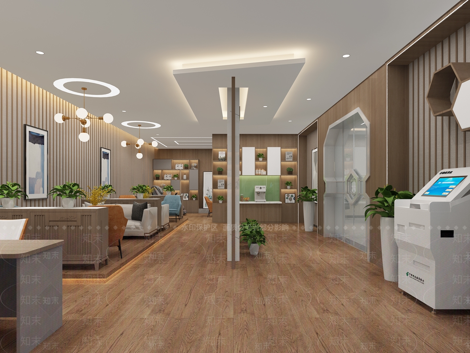 现代银行3D模型下载【ID:1174029392】