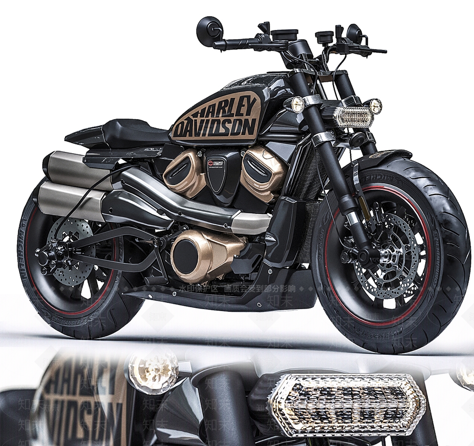 摩托车3D模型下载【ID:1174037950】