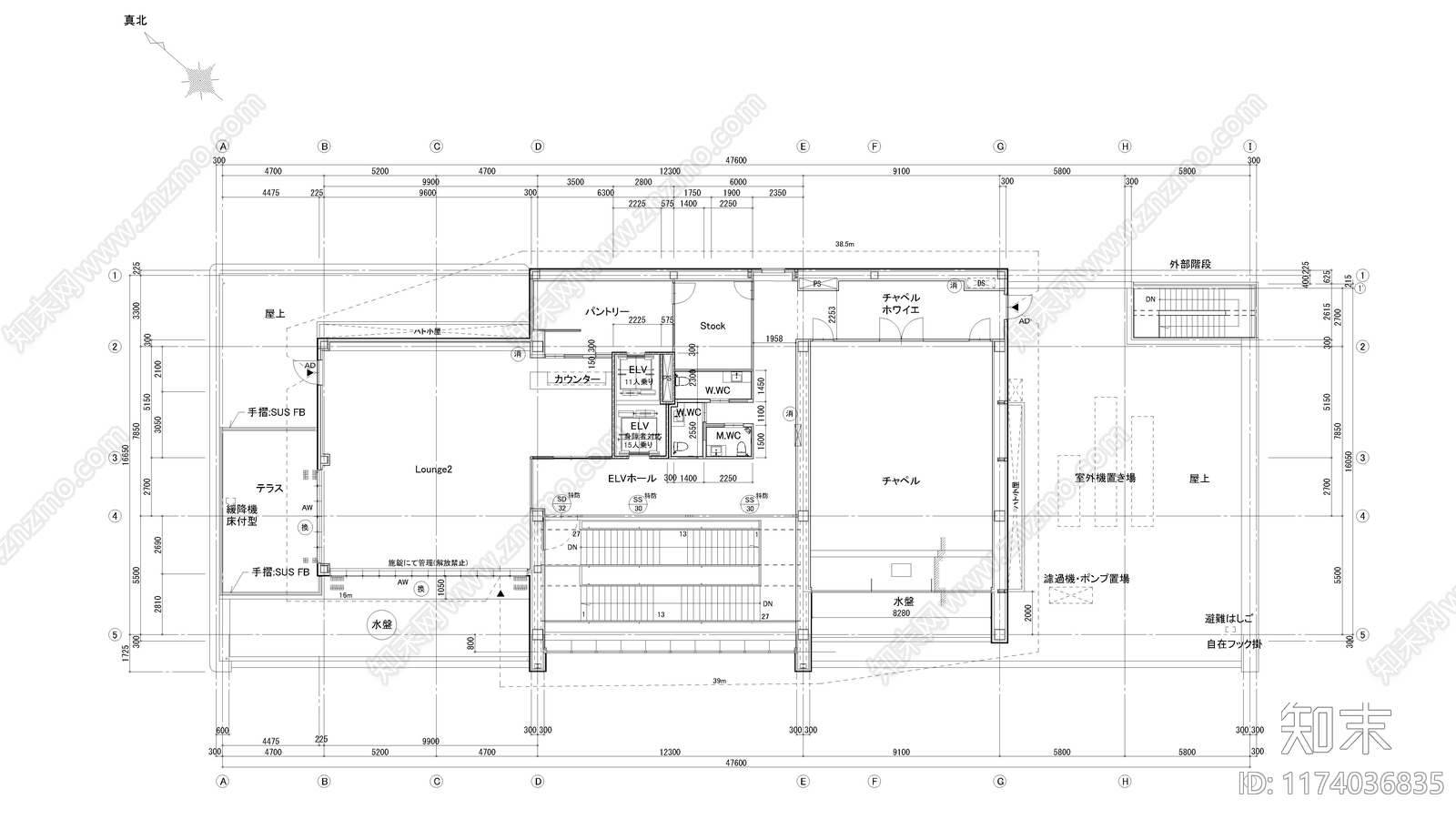 现代其他商业建筑cad施工图下载【ID:1174036835】