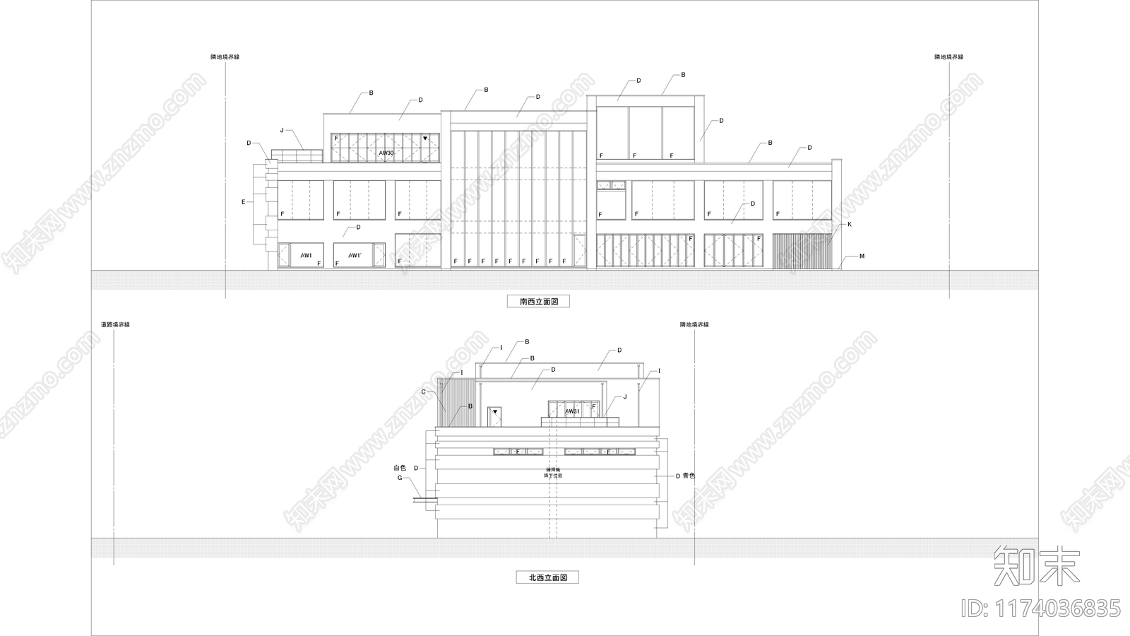 现代其他商业建筑cad施工图下载【ID:1174036835】