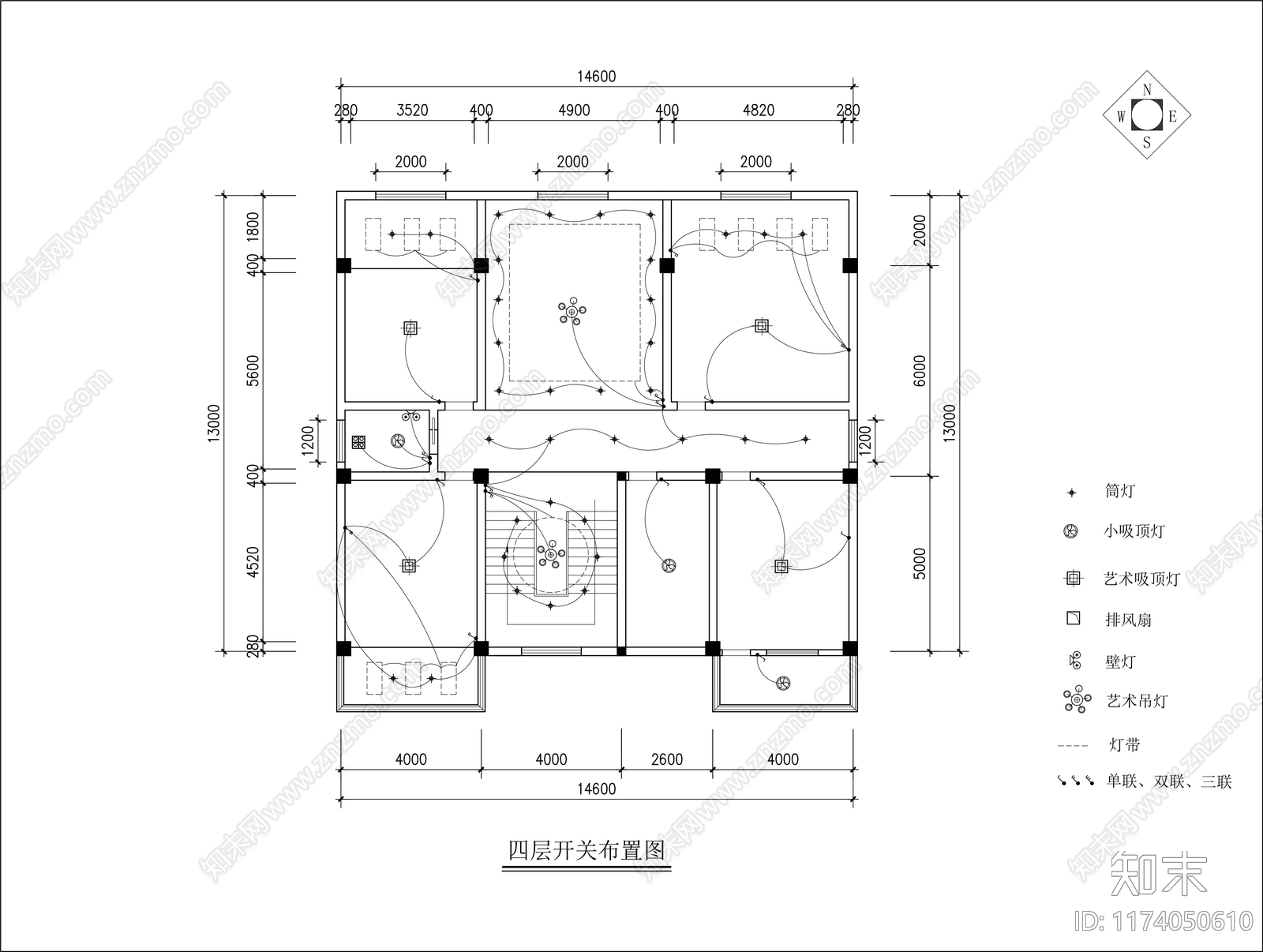 新中式火锅店cad施工图下载【ID:1174050610】