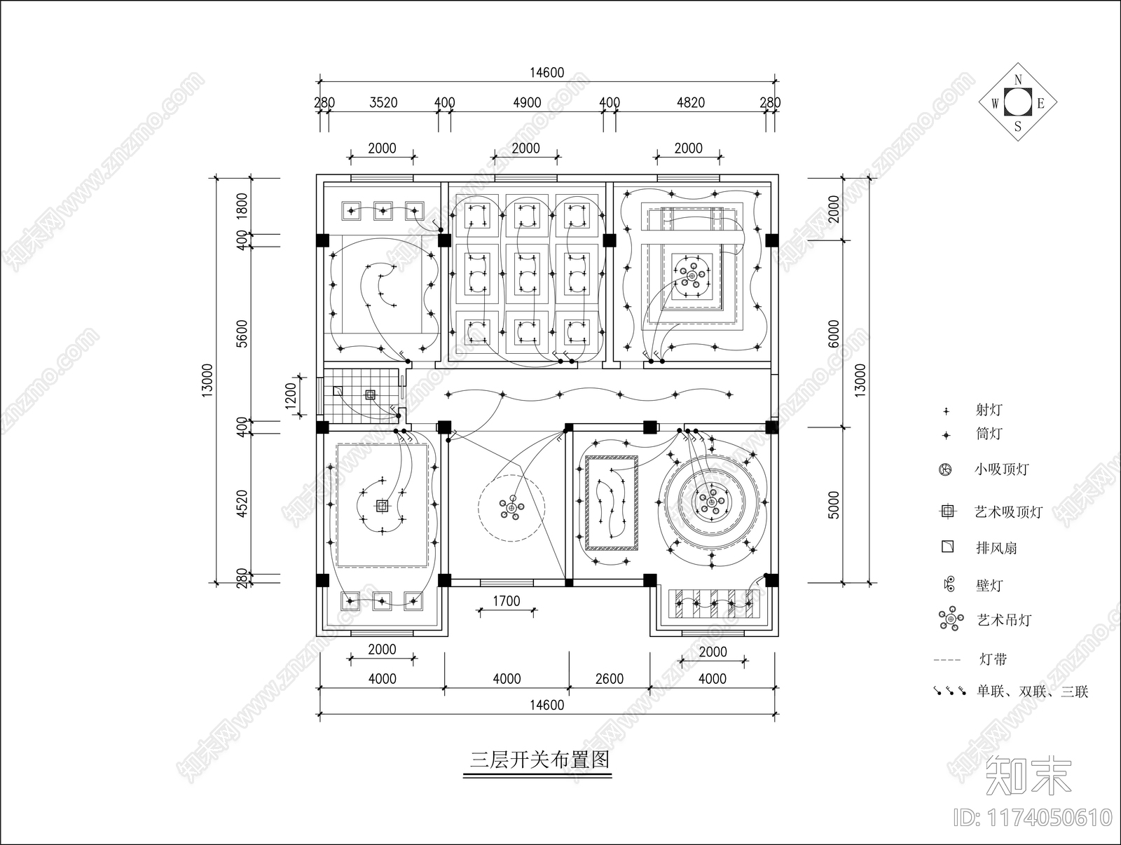 新中式火锅店cad施工图下载【ID:1174050610】