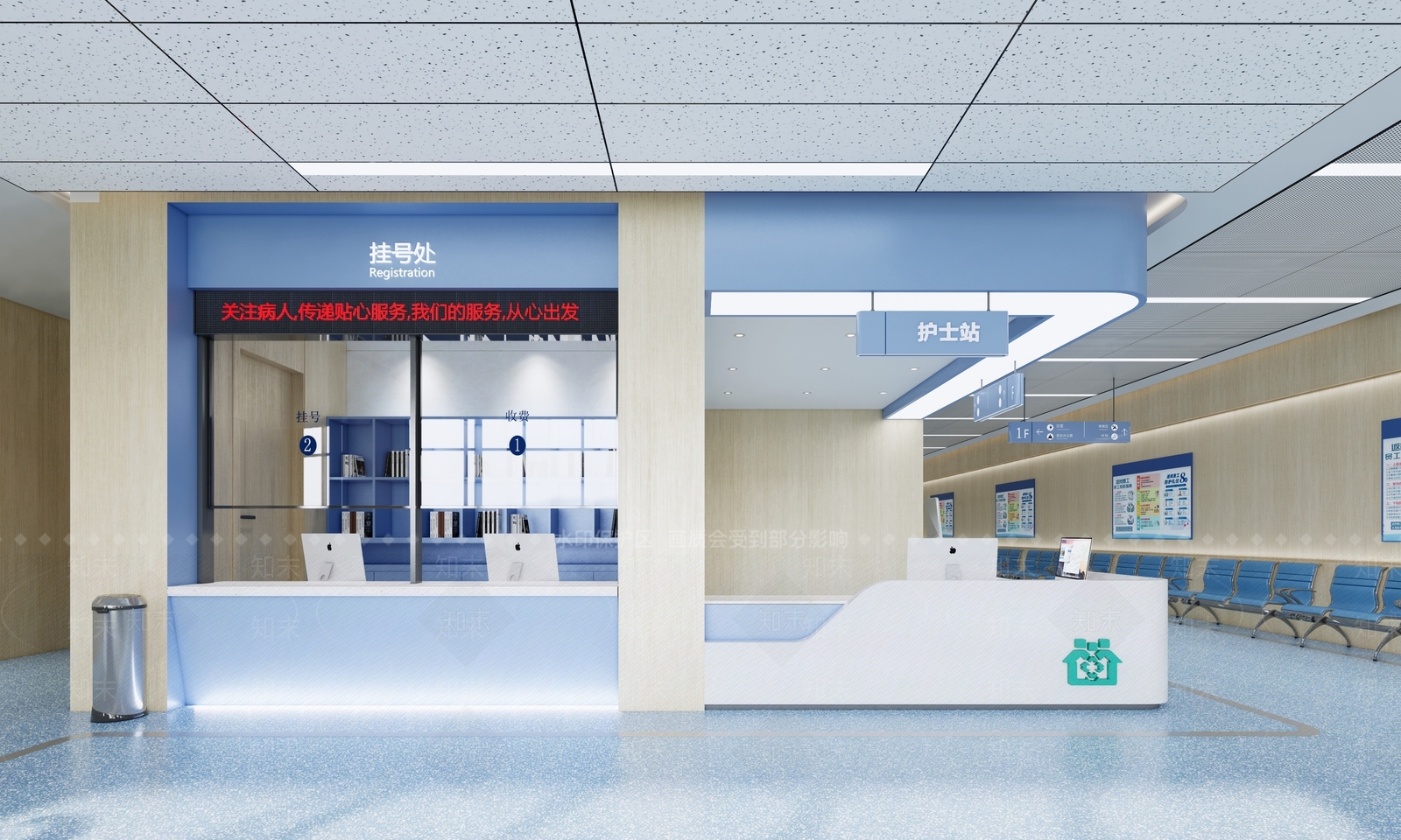 现代极简医院SU模型下载【ID:1174052281】