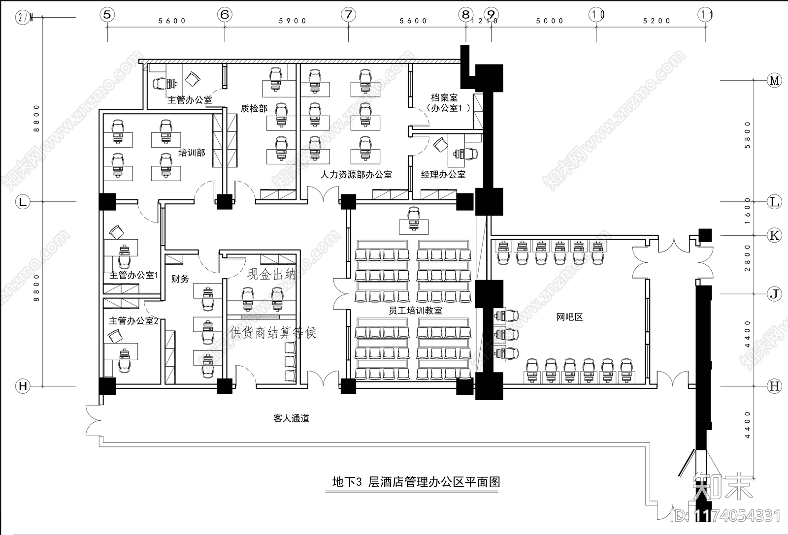 现代其他商业空间cad施工图下载【ID:1174054331】