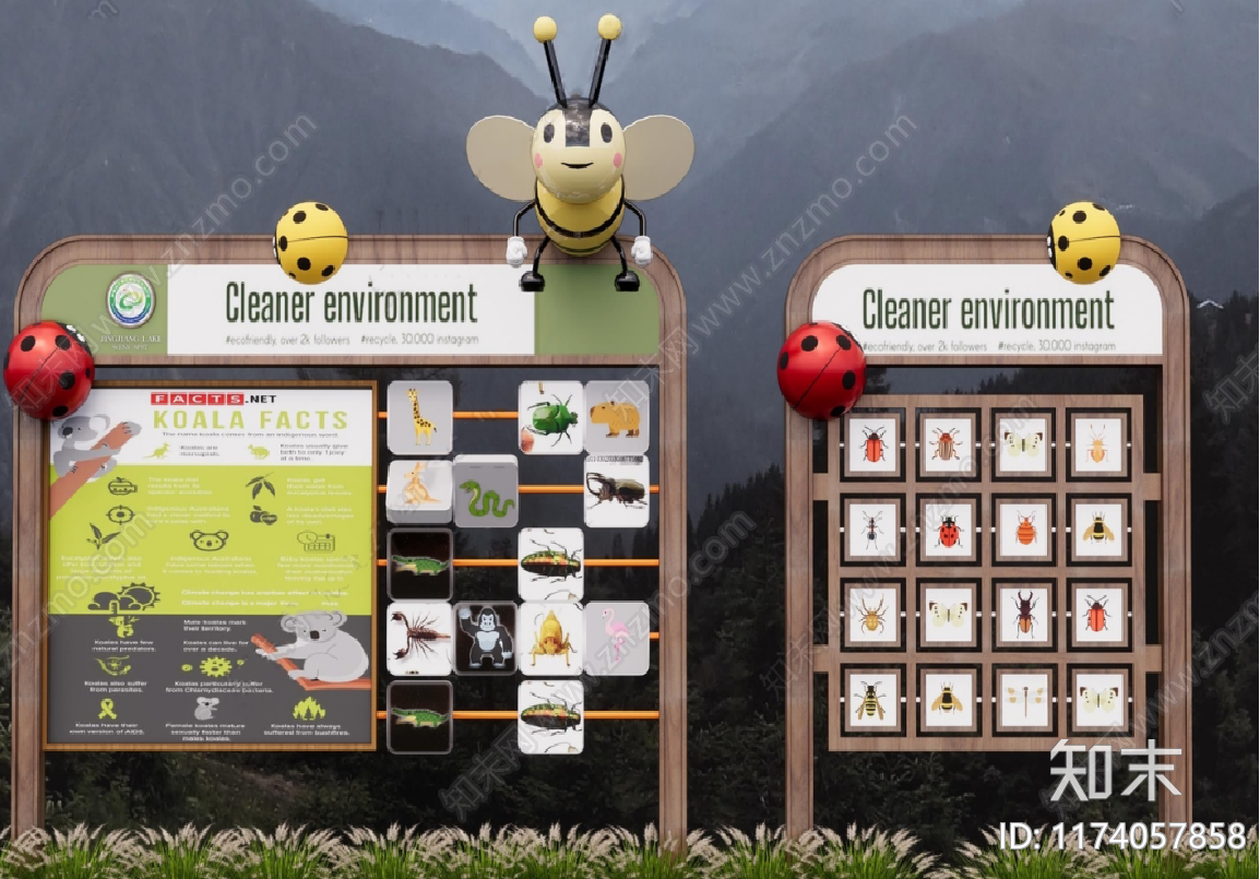 现代标识施工图下载【ID:1174057858】