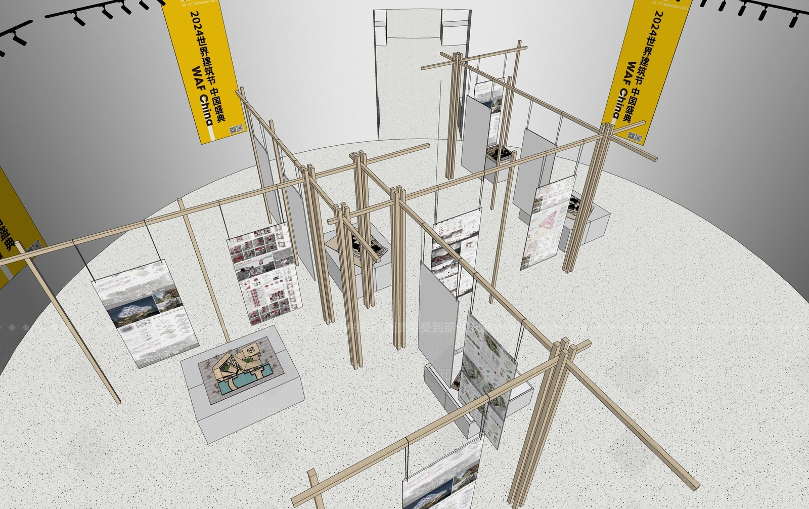 展示台SU模型下载【ID:1174057943】