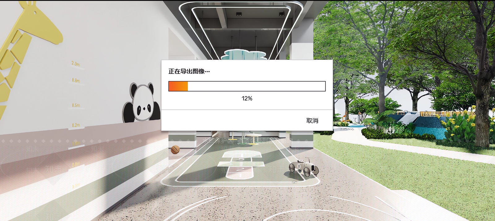现代其他公共空间SU模型下载【ID:1174063242】
