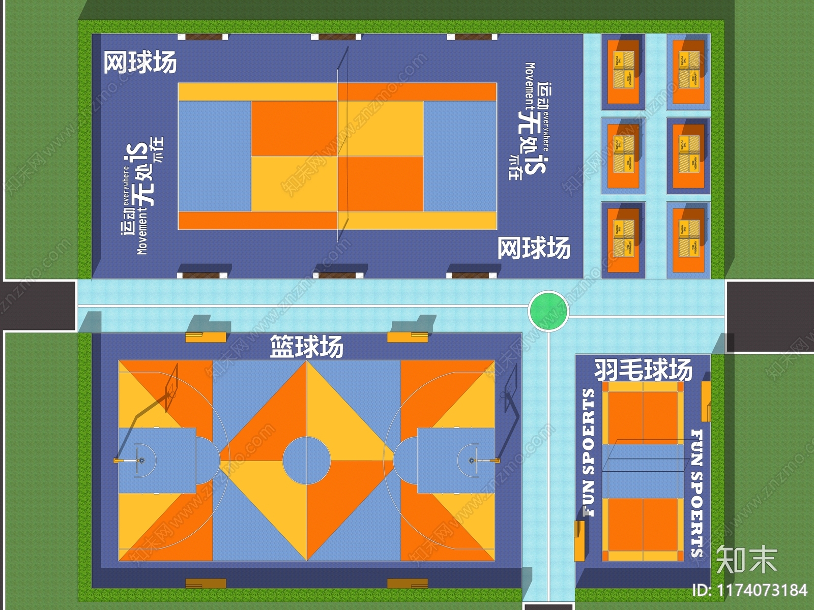 球类器材SU模型下载【ID:1174073184】