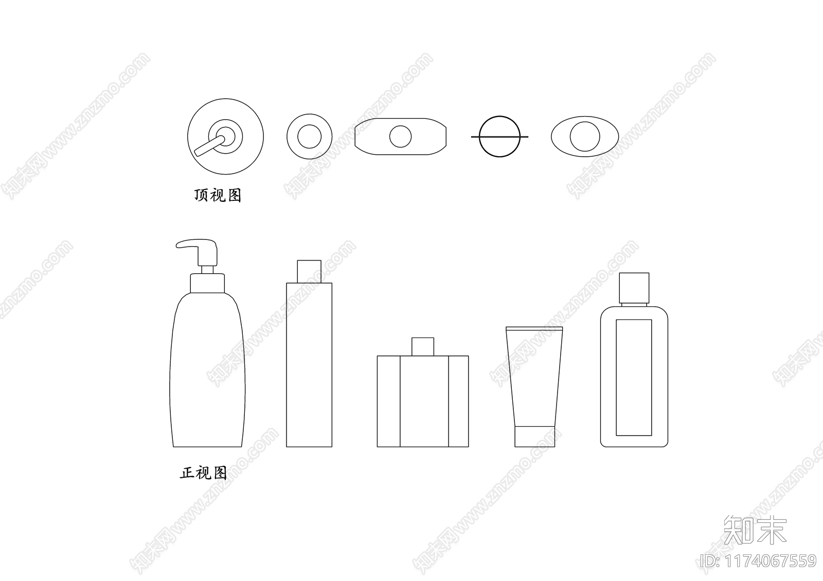 现代卫浴设施cad施工图下载【ID:1174067559】