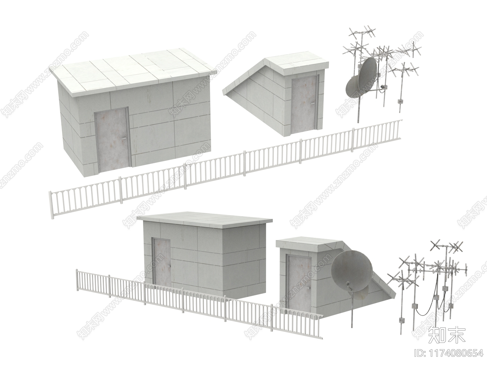 现代其他建筑外观3D模型下载【ID:1174080654】