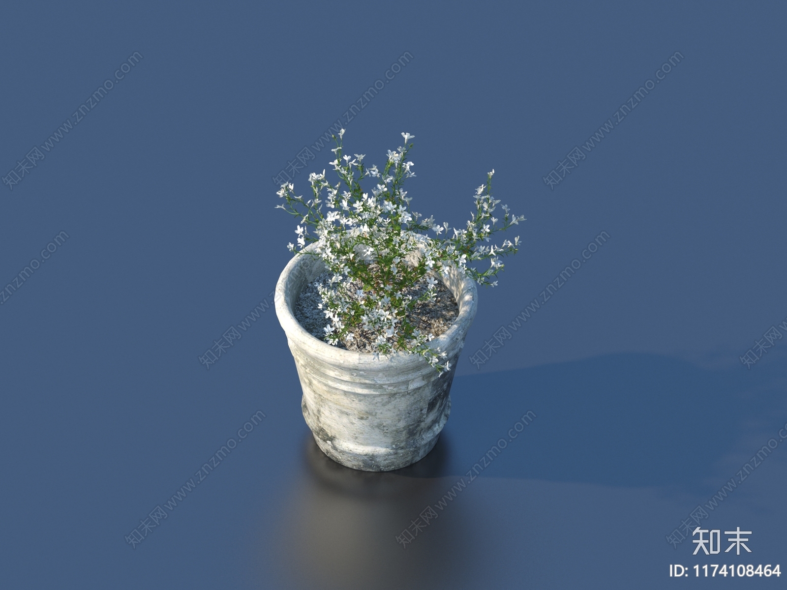 盆栽3D模型下载【ID:1174108464】