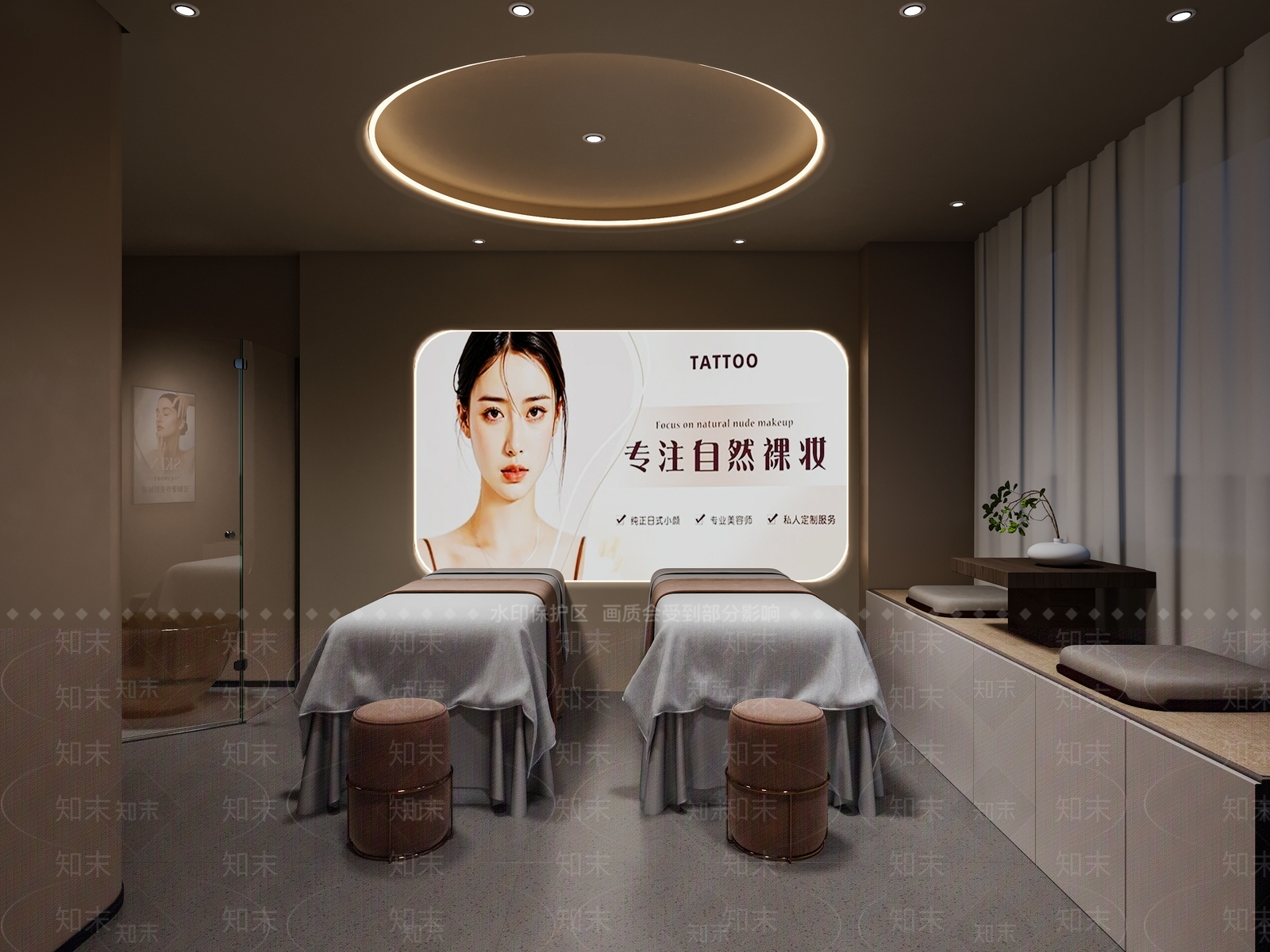 新中式现代美容院3D模型下载【ID:1174111712】