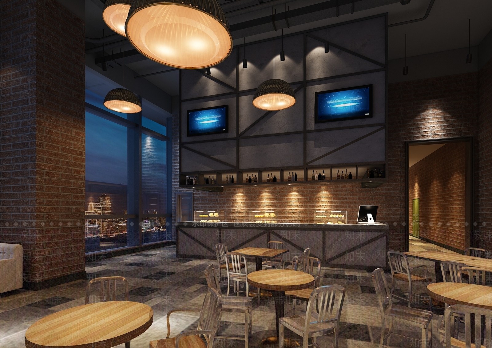 工业茶餐厅3D模型下载【ID:1174141525】