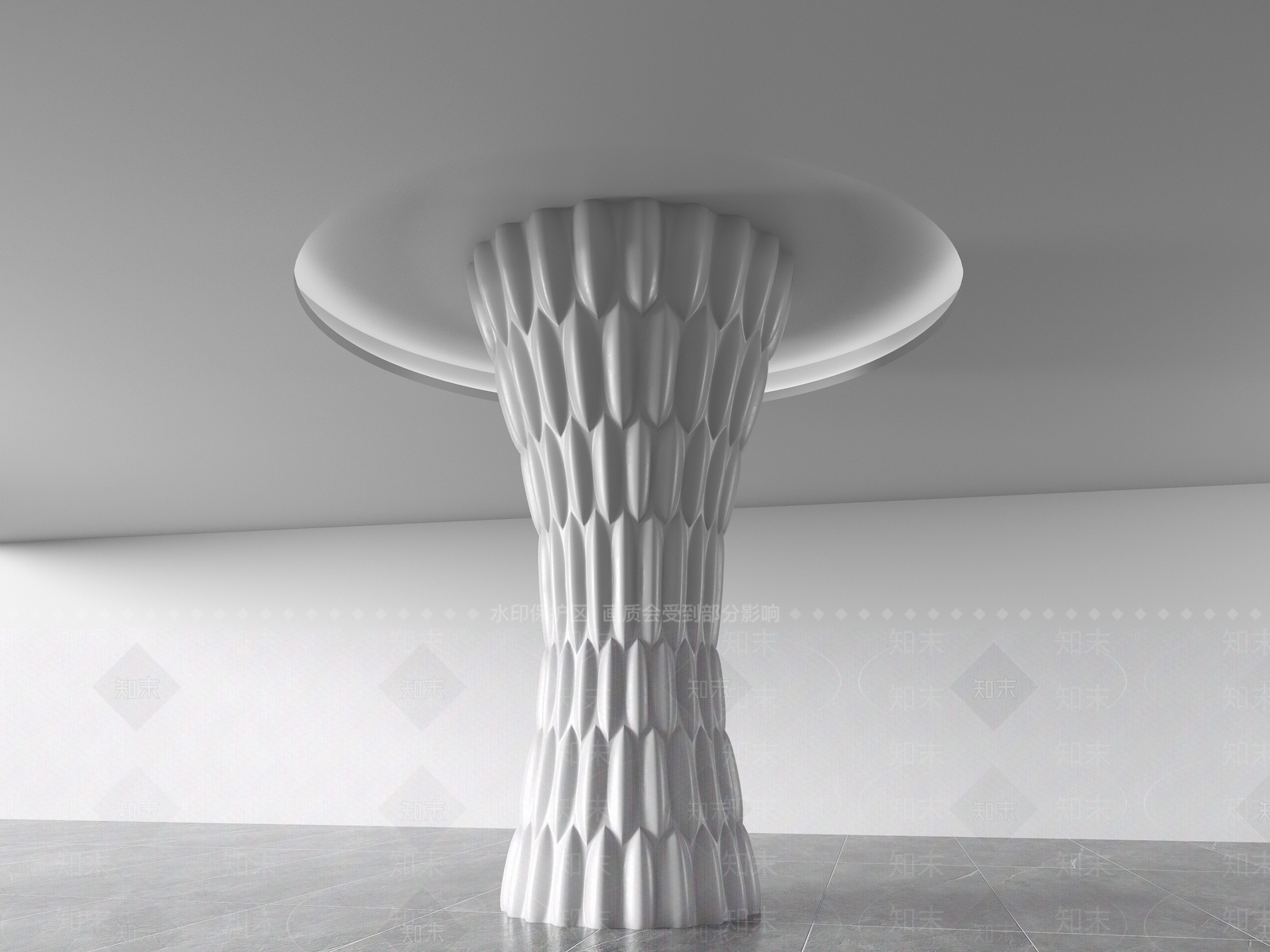现代柱子3D模型下载【ID:1174160265】